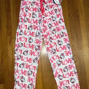 Hello Kitty Pink and White Pajamas